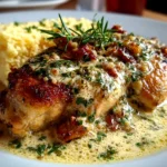 Home cook, iPhone 14. Close-up slight angle of freshly prepared low carb chicken casserole on white plate. Mouthwatering --ar 4:3 --style raw --s 220