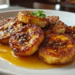 Homemade Caramelized Baked Banana Slices