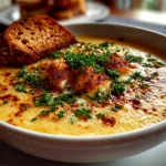 Delicious creamy homemade potato soup