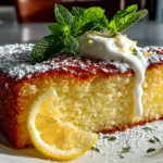 Delicious homemade limoncello mascarpone cake