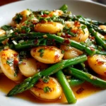 Home cook, taken with iPhone 15 Pro. Close-up slight angle of comforting creamy miso butter beans on white plate. Fresh vibrant --ar 4:3 --style raw --s 240