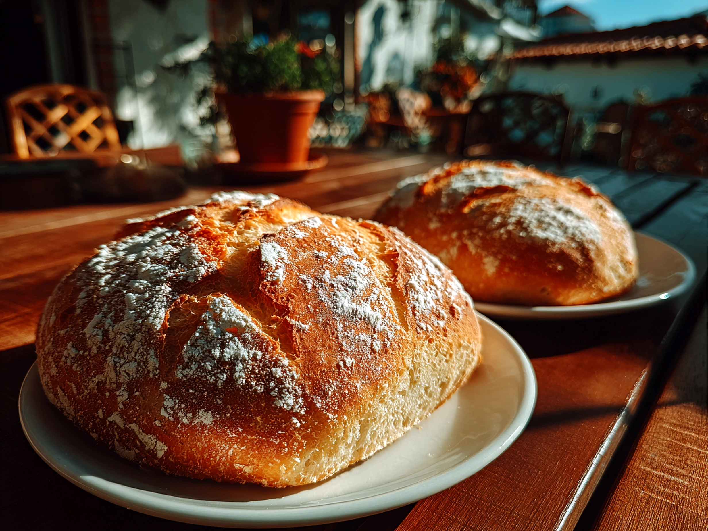 Homemade Bread Fresh Out of Oven