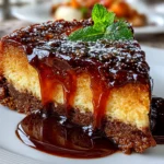 homemade French Chocolate Flan close-up