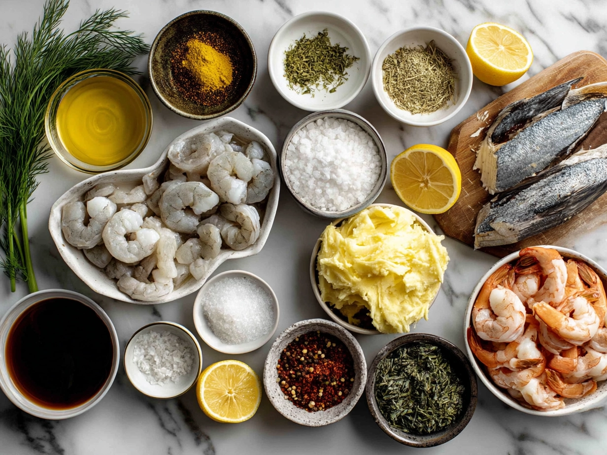 Ingredients for Nova Scotia Seafood Chowder