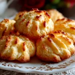 Whipped Shortbread Cookies fresh out of oven